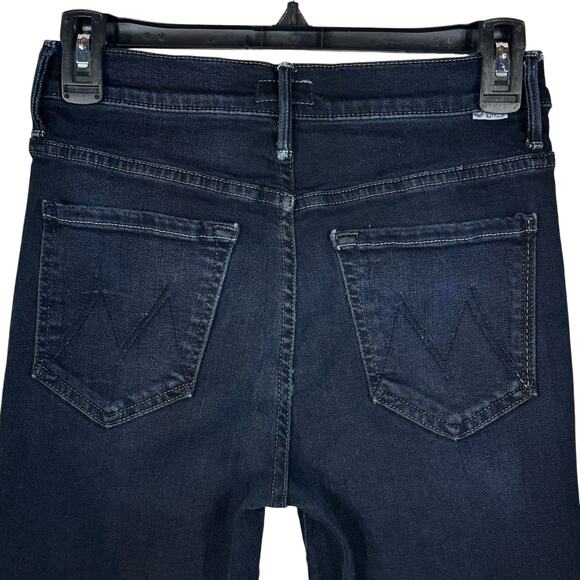 Mother SZ 26 The Stunner Zip Two Step Fray Jeans Last Call Stretch Mid-Rise Blue - Picture 5 of 13